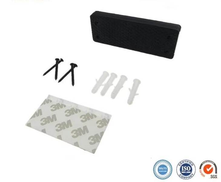 Custom Rubber POT Coated Neodymium Rectangular Magnets With Two Holes price