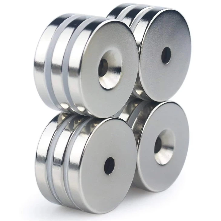 Countersunk Hole Neodymium Magnet factory